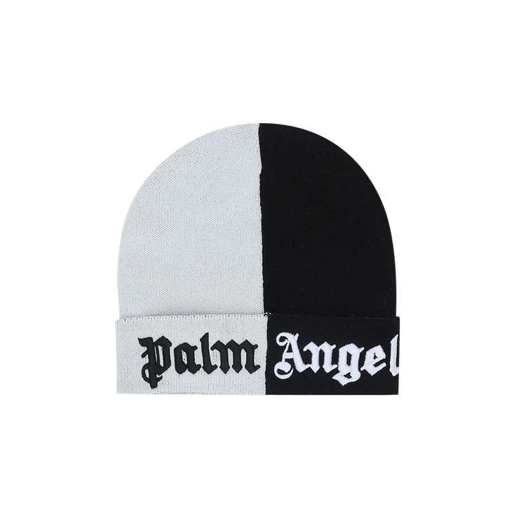 Palm Angels Colorblock Beanie 'Butter/Black'
