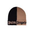 Palm Angels Colorblock Beanie 'Sand/Blue'