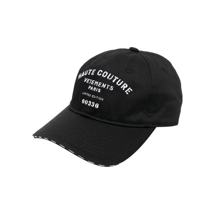 Vetements Maison De Couture Logo Cap 'Black'