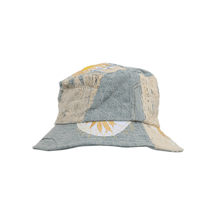 Who Decides War Daisy Upcycled Bucket Hat 'Multicolor'