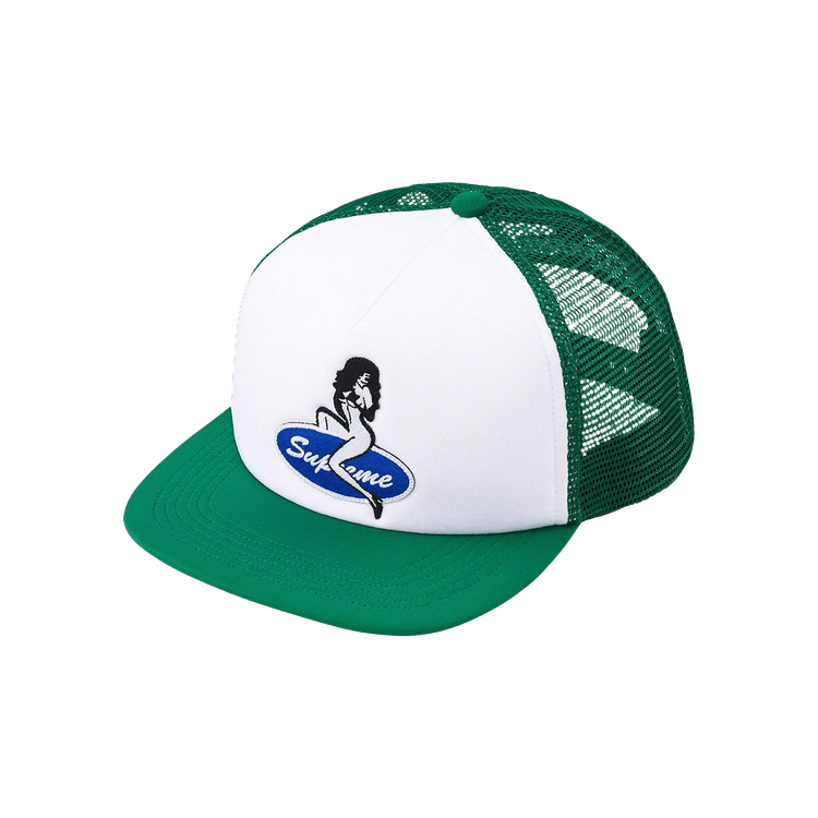 Supreme Pin Up Mesh Back 5-Panel 'Green'