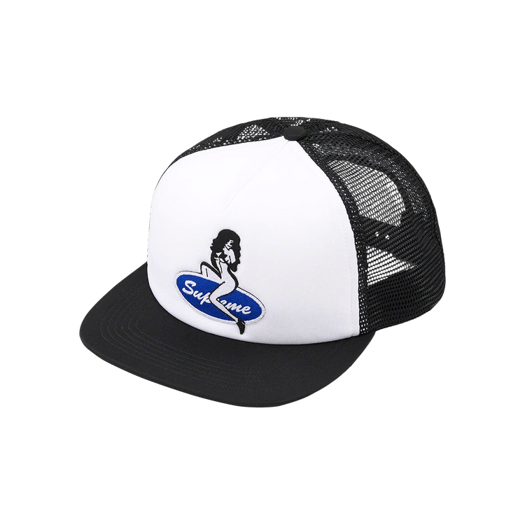 Supreme Pin Up Mesh Back 5-Panel 'Black'