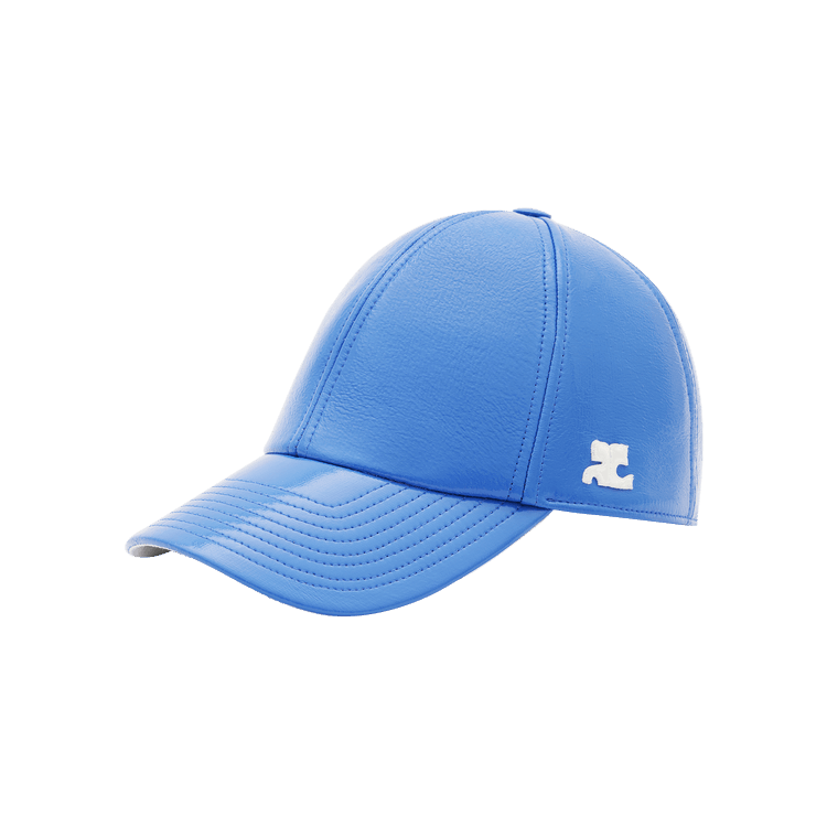 Courrèges Signature Vinyl Cap 'Blue'
