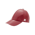 Courrèges Signature Vinyl Cap 'Red'