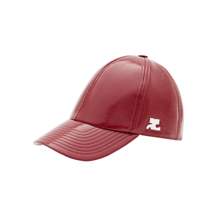 Courrèges Signature Vinyl Cap 'Red'
