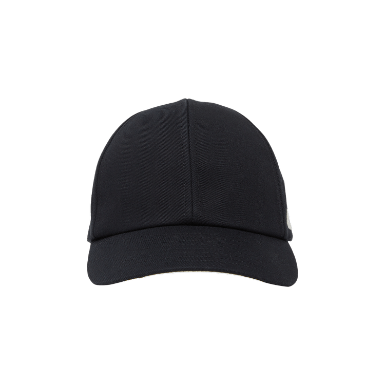 Courrèges Cotton Signature Cap 'Black'