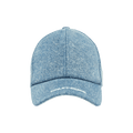 Courrèges Dirty Denim Shell Cap 'Light Blue Wash'
