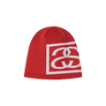 Stussy SS Link Skull Cap 'Red'