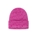 Stussy Jacquard Cuff Beanie 'Fuchsia'