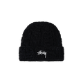 Stussy Knit Patchwork Beanie 'Black'