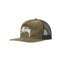 Stussy Corduroy Trucker Cap 'Green'