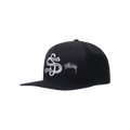 Stussy Big League Point Crown Cap 'Black'