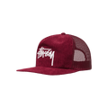 Stussy Corduroy Trucker Cap 'Red'