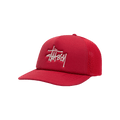 Stussy Big Basic Trucker Cap 'Cardinal'
