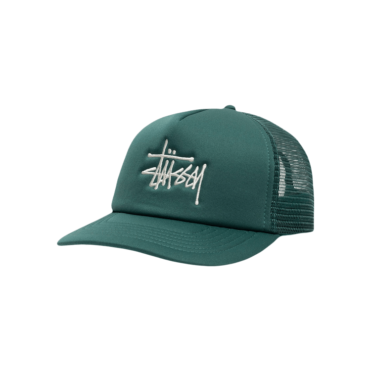 Stussy Big Basic Trucker Cap 'Dark Teal'