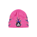 Palace Tri-Ferg Patch Beanie 'Pink Flames'