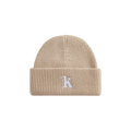 Kith Serif K Cotton Beanie 'Canvas'