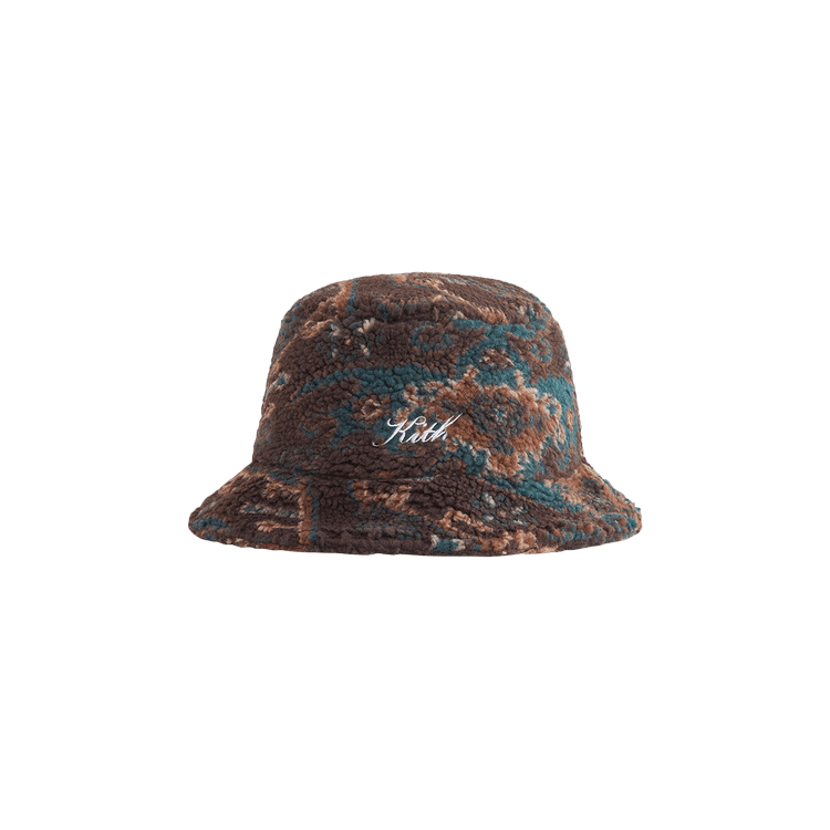 Kith Women Rug Sherpa Bucket Hat 'Incognito'