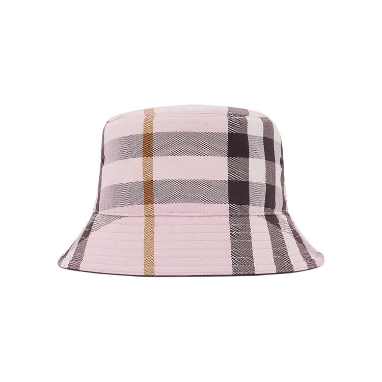 Burberry Check Print Bucket Hat 'New Pink'