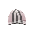 Burberry Logo Detail Check Baseball Cap 'Pink'