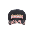 Palm Angels Burning Logo Baseball Cap 'Black/Red'