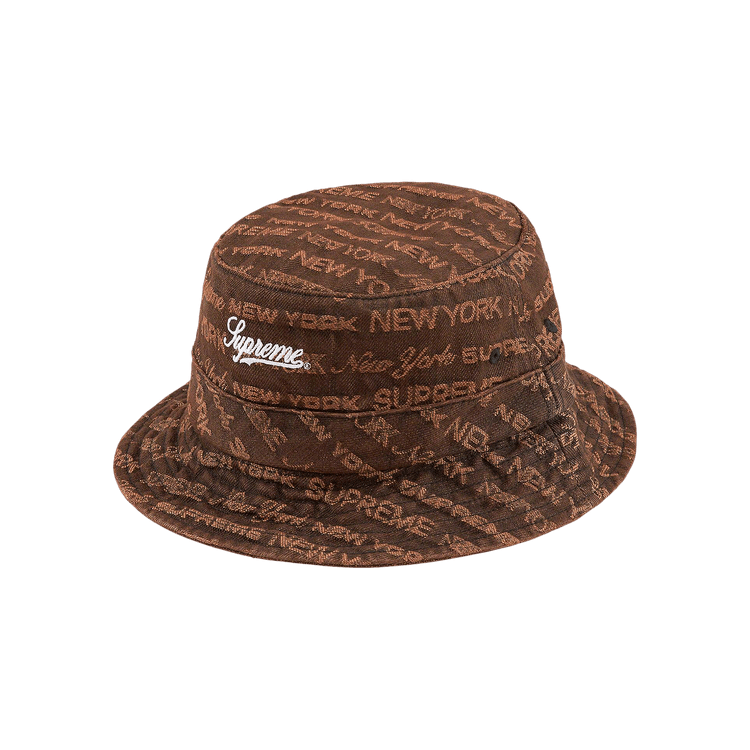 Supreme Multi Type Jacquard Denim Crusher 'Brown'