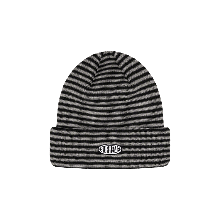 Supreme Multi Stripe Beanie 'Black'