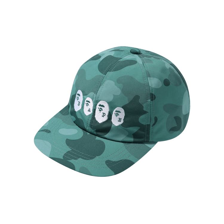 BAPE Color Camo Ape Head Panel Cap 'Green'