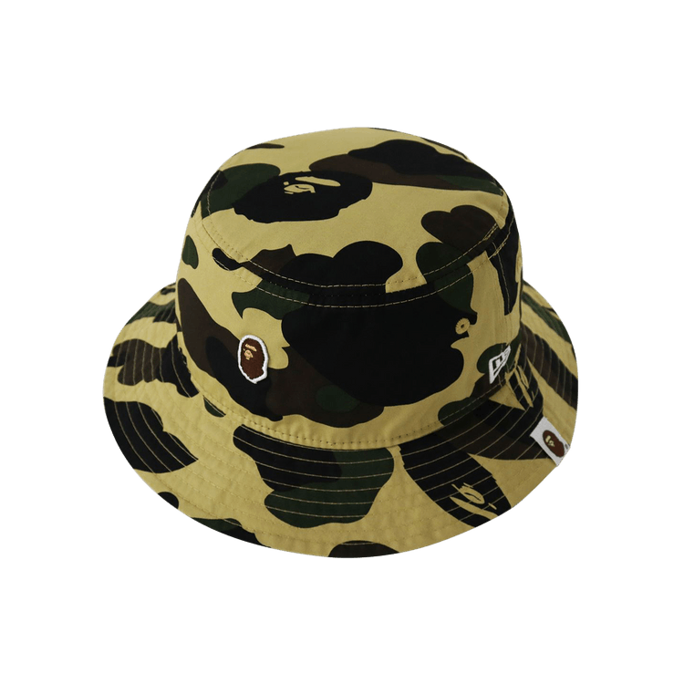 BAPE 1st Camo New Era Bucket Hat 'Yellow'