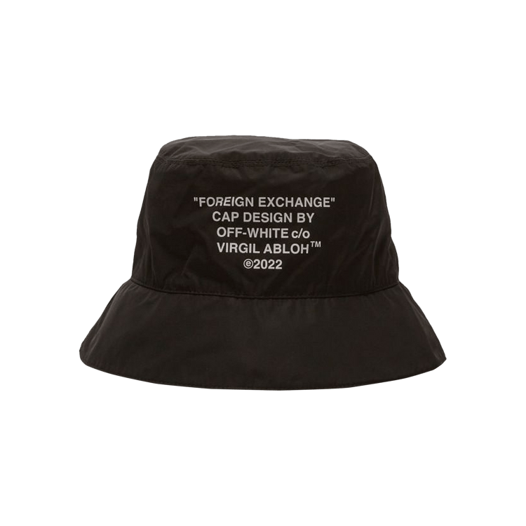 Off-White Foreign Exchange Bucket Hat 'Black/White'