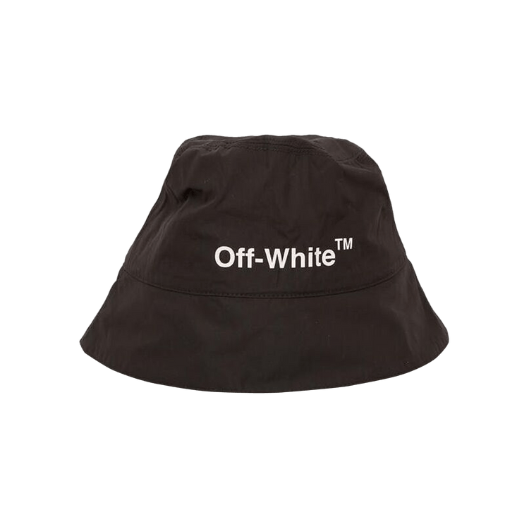 Off-White Helvet Packable Bucket Hat 'Black/White'