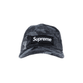 Supreme Camo Grid Velvet Camp Cap 'Black Camo'