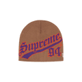 Supreme x New Era Script Beanie 'Brown'