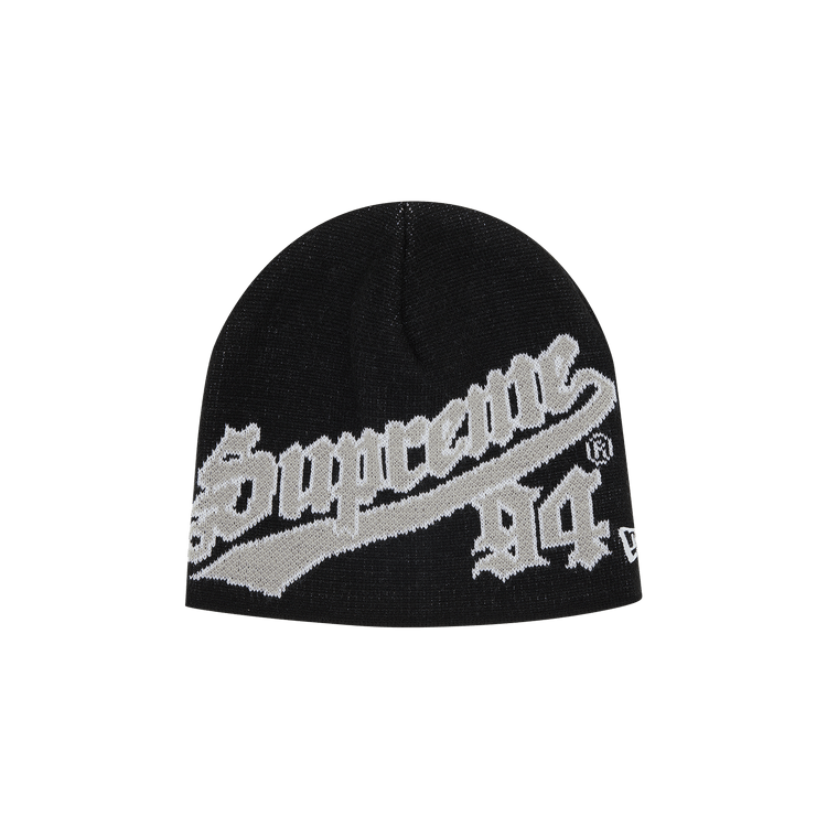 Supreme x New Era Script Beanie 'Black'