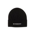 Givenchy Wool Logo Embroidered Beanie Hat 'Black'