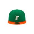 Fear of God Essentials x New Era 59Fifty Fitted Cap 'Kelly Green/Orange'