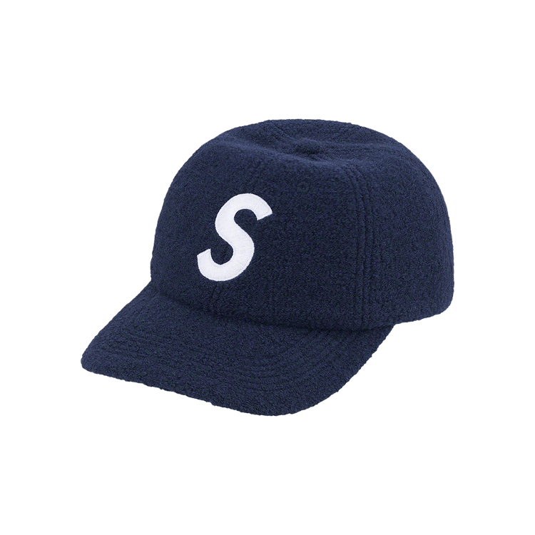 Supreme Boiled Wool S Logo 6-Panel 'Navy'