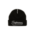 Supreme Contrast Stitch Beanie 'Black'