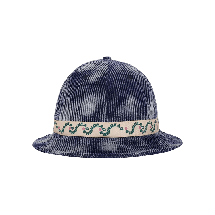 Brain Dead BD Wave Bell Bucket Hat 'Navy'