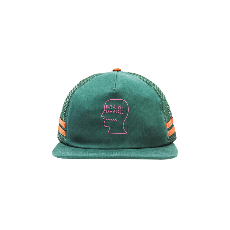 Brain Dead Logohead 5 Panel Trucker Cap 'Mallard'