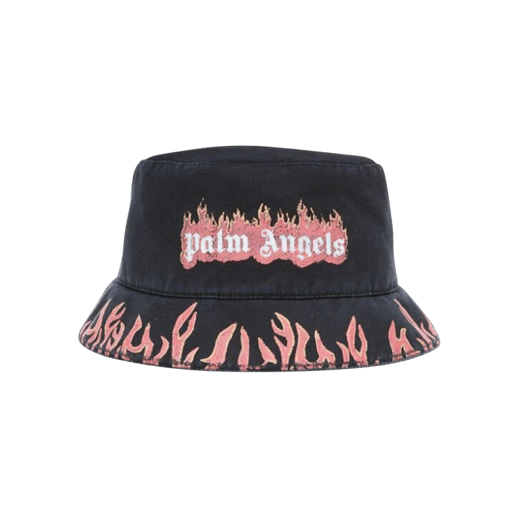Palm Angels Burning Bucket Hat 'Black/Red'