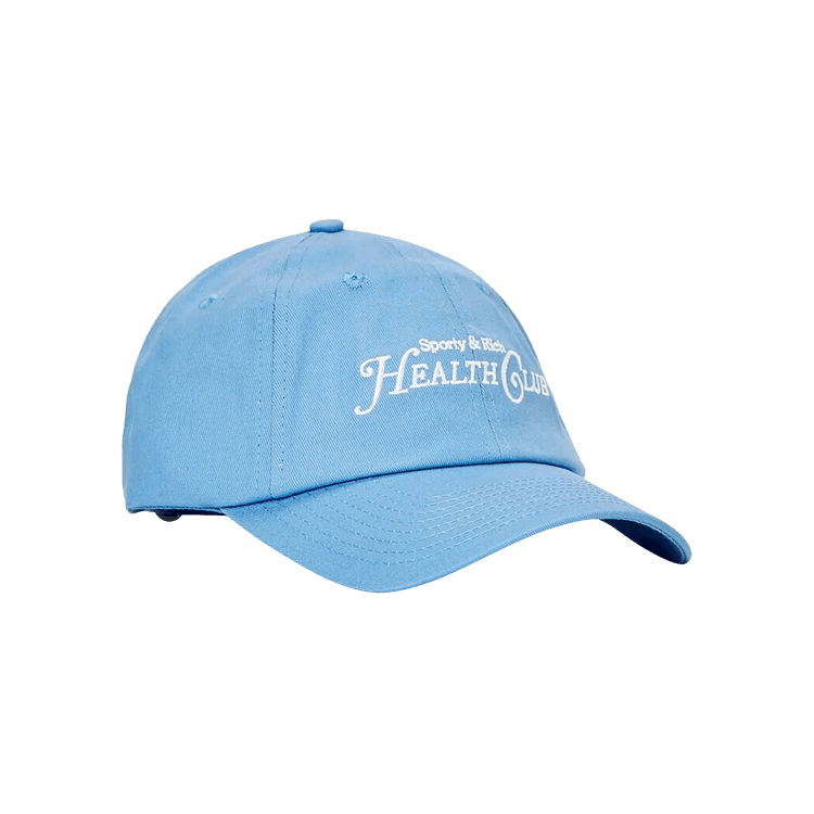 Sporty & Rich Rizzoli Hat 'Cornflower Blue/White'