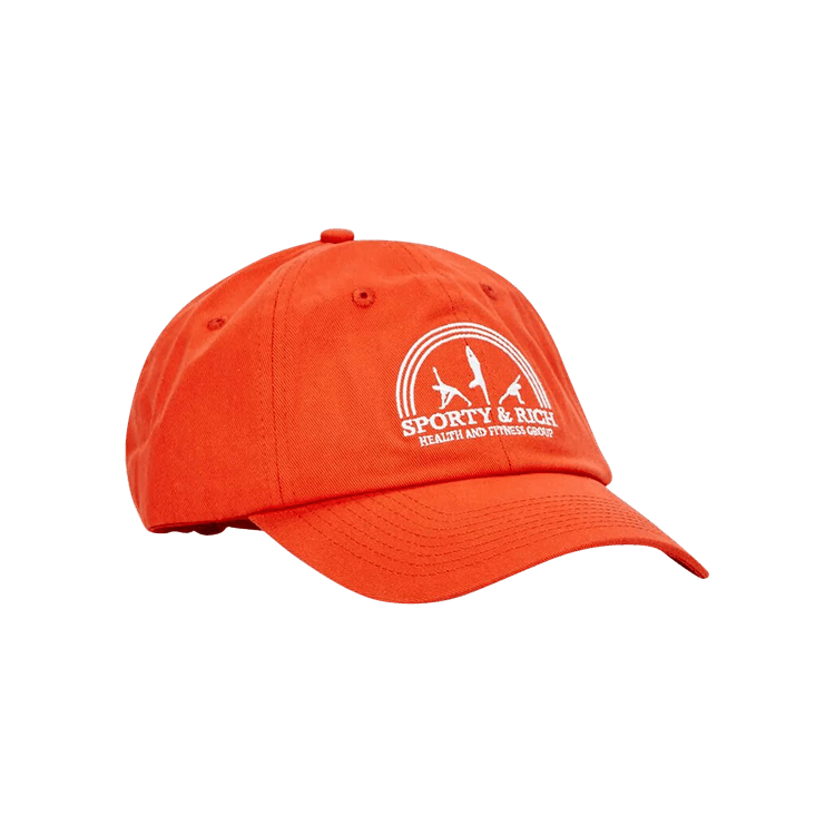 Sporty & Rich Fitness Group Hat 'Cherry/White'