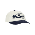 Sporty & Rich Cord Wellness Club Hat 'White/Navy'