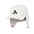 Palace Grid Fleece Reversible Earflap Hat 'White'