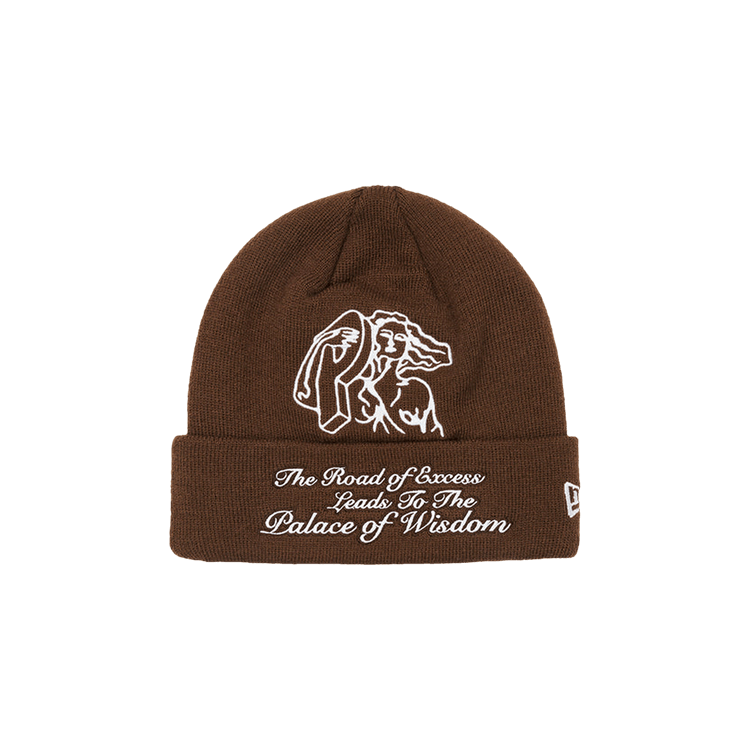 Palace P-Statue New Era Beanie 'Brown'