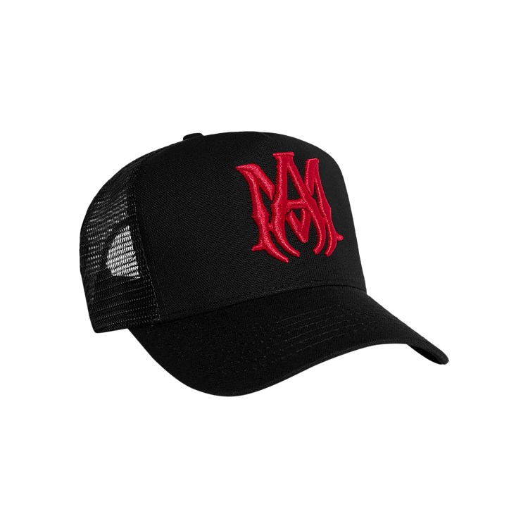 Amiri MA Trucker Hat 'Black/Red'