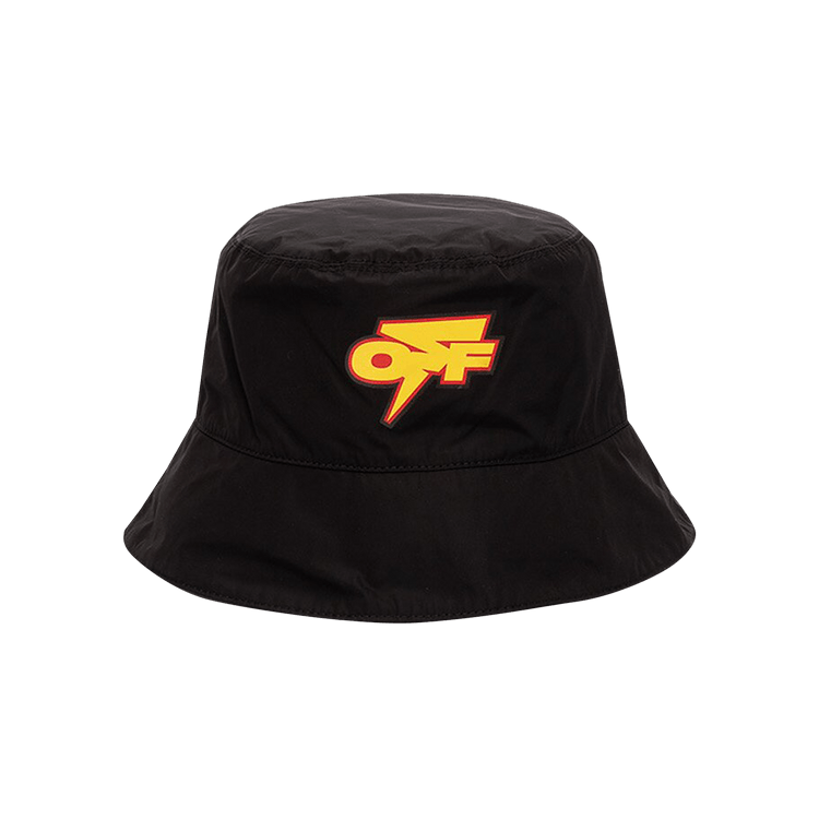 Off-White Thunder Bucket Hat 'Black/Yellow'