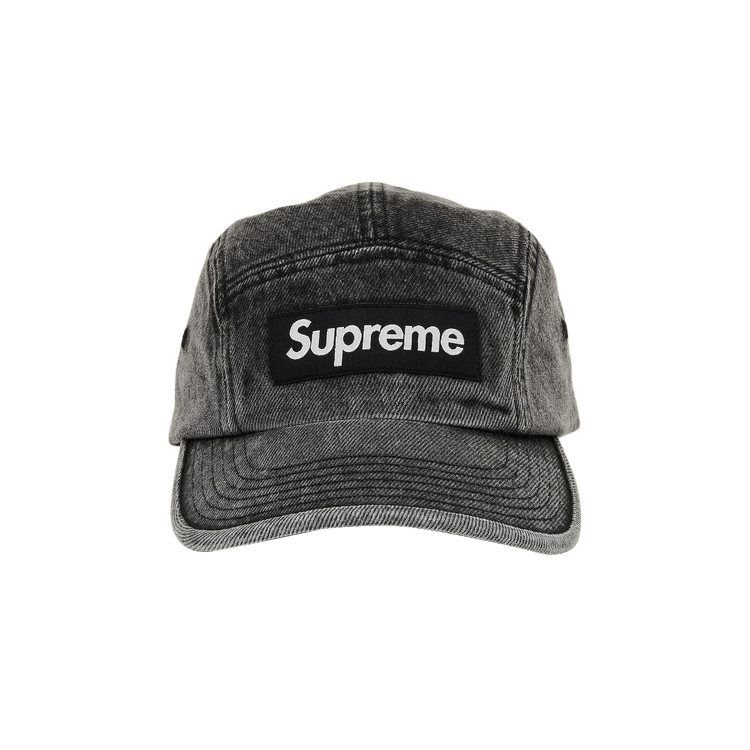 Supreme Denim Camp Cap 'Washed Black'