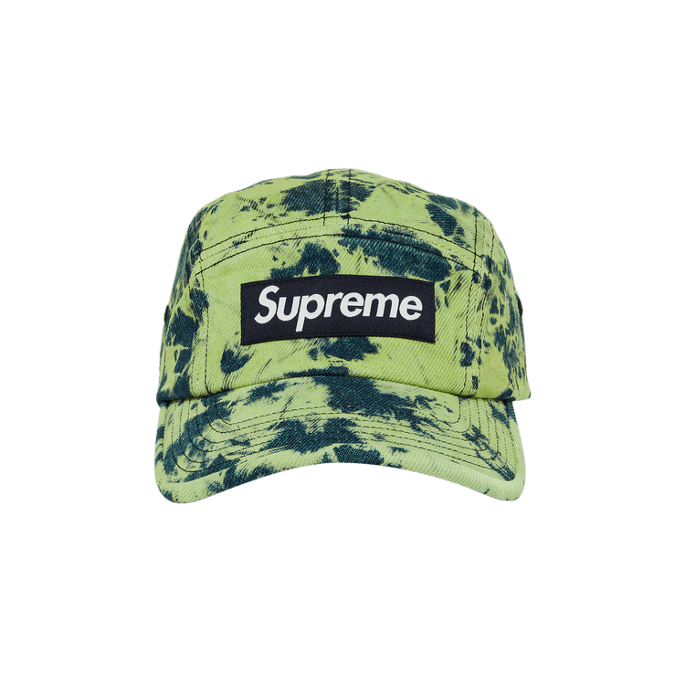 Supreme Denim Camp Cap 'Dyed Green'